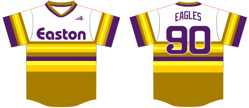 Easton Eagles Custom HexaFlex Baseball Jersey #2b