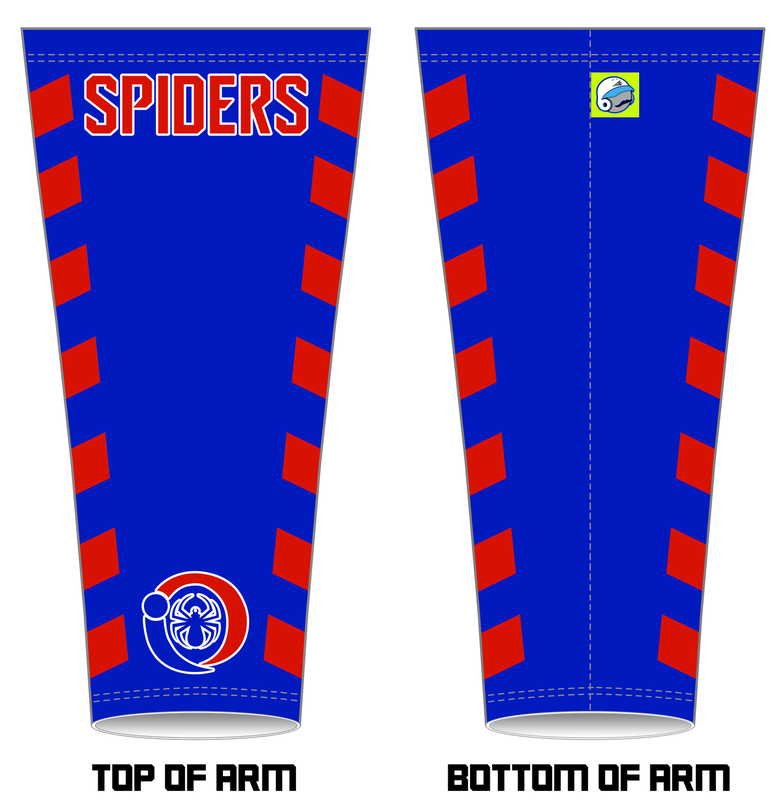 Ohio Spiders Baseball Custom Arm Sleeve #AS3