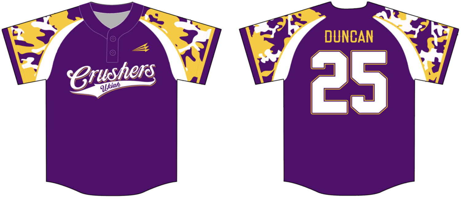 Ukiah Crushers Custom NanoDri Baseball Jersey #8c