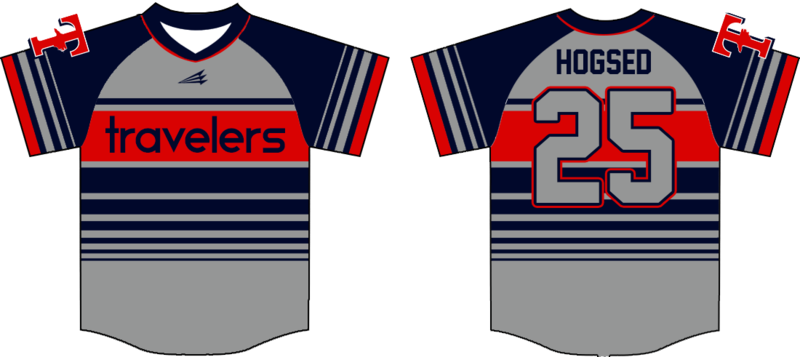 Carolina Travelers Custom Hexaflex Baseball Jersey #3B
