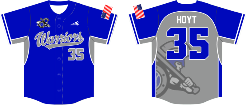 Lake Wylie Warriors Custom Pro Premier Baseball Jersey #2