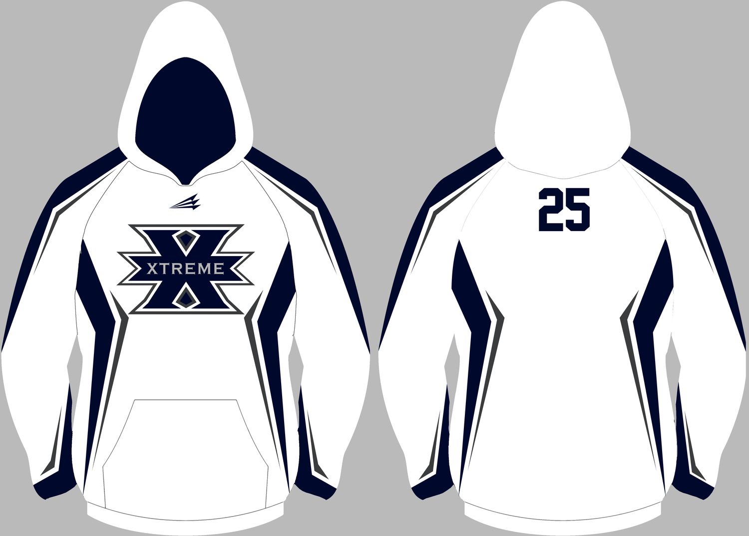 Los Angeles Xtreme Baseball Custom Vulcan Hoodie #VH2