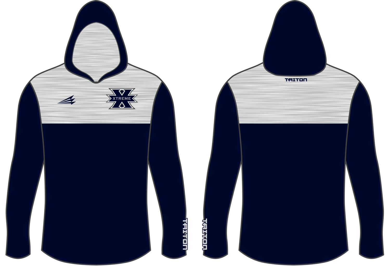 Los Angeles Xtreme Baseball Custom NanoHood Pullover #NH1