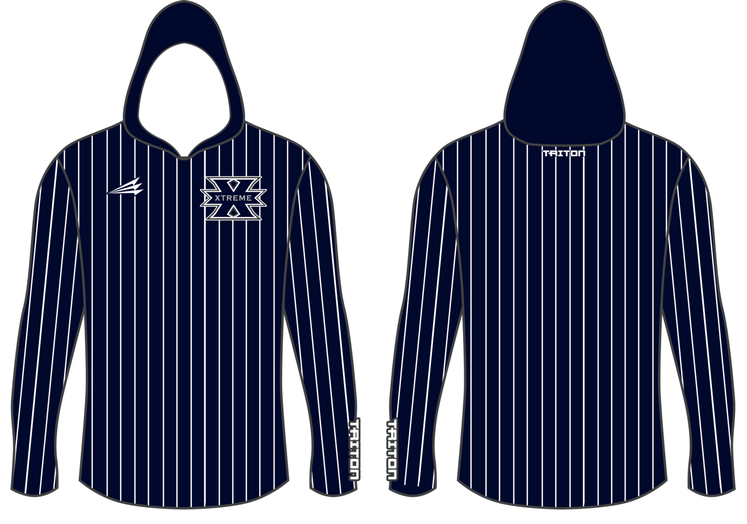 Los Angeles Xtreme Baseball Custom NanoHood Pullover #NH3