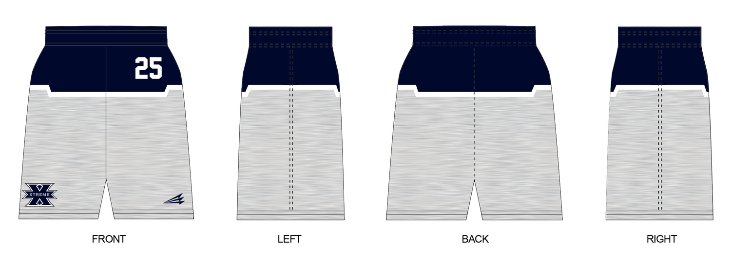 Los Angeles Xtreme Baseball Custom Revolution Shorts #RV1