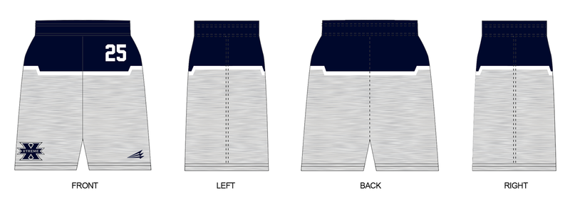 Los Angeles Xtreme Baseball Custom Revolution Shorts #RV1