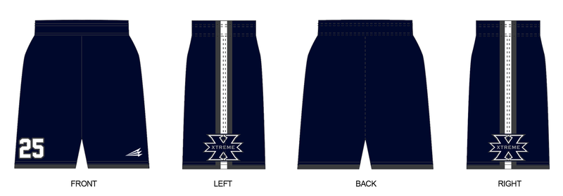 Los Angeles Xtreme Baseball Custom Revolution Shorts #RV2