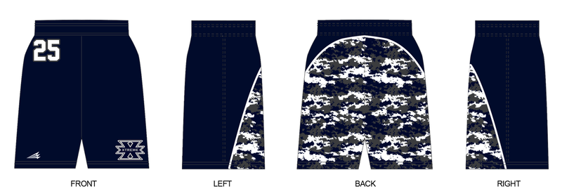 Los Angeles Xtreme Baseball Custom Revolution Shorts #RV4