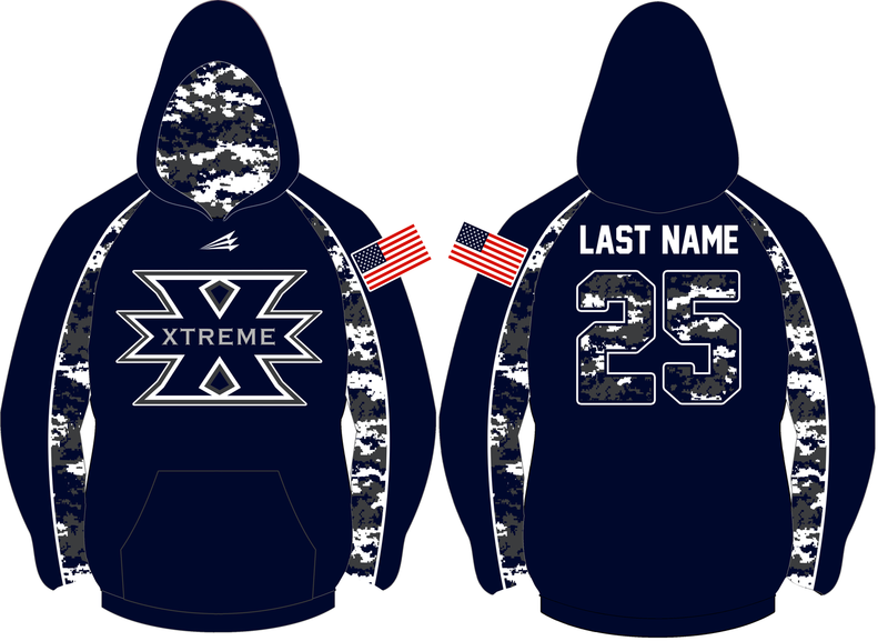 Los Angeles Xtreme Baseball Custom Vulcan Hoodie #VH4