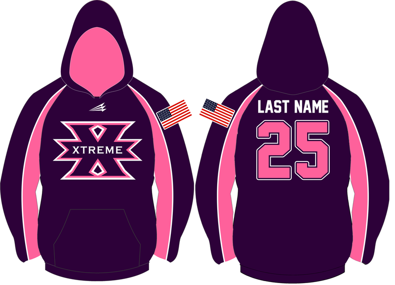 Los Angeles Xtreme Baseball Custom Vulcan Hoodie #VH5