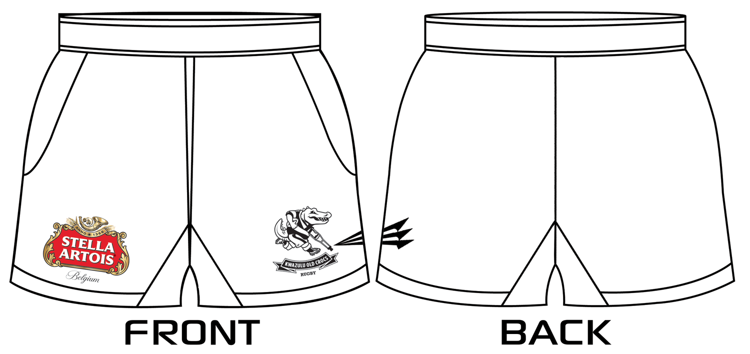 KwaZulu Old Crocs Custom Rugby Shorts #1