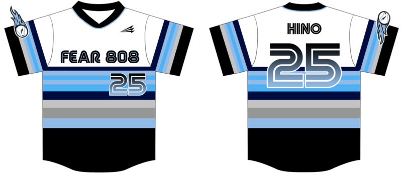 Fear 808 Custom HexaFlex Baseball Jersey #3