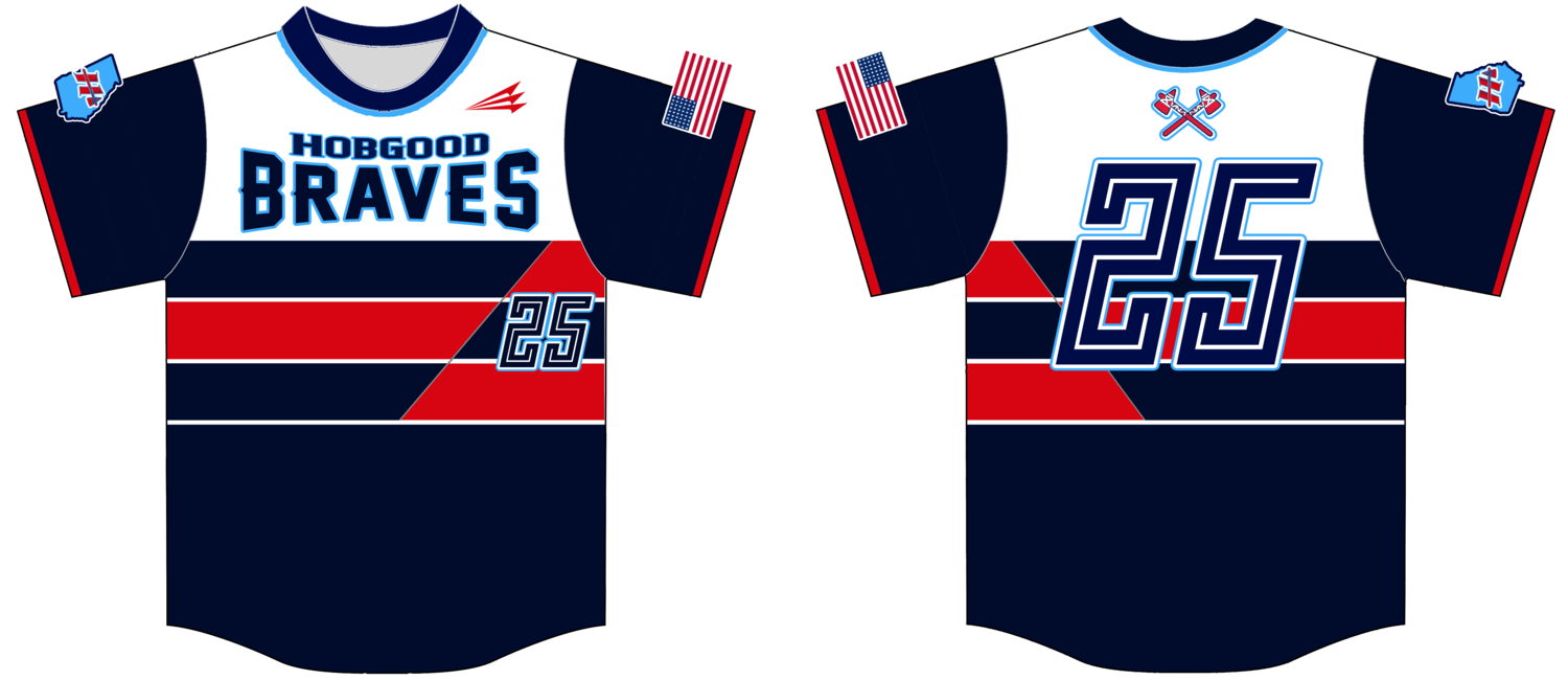 Hobgood Braves Custom NanoDri Baseball Jersey #8C