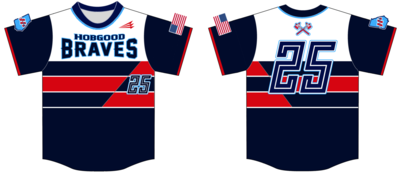 Hobgood Braves Custom NanoDri Baseball Jersey #8C