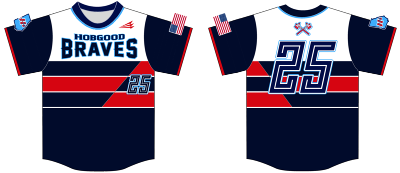 Hobgood Braves Custom NanoDri Baseball Jersey #8C
