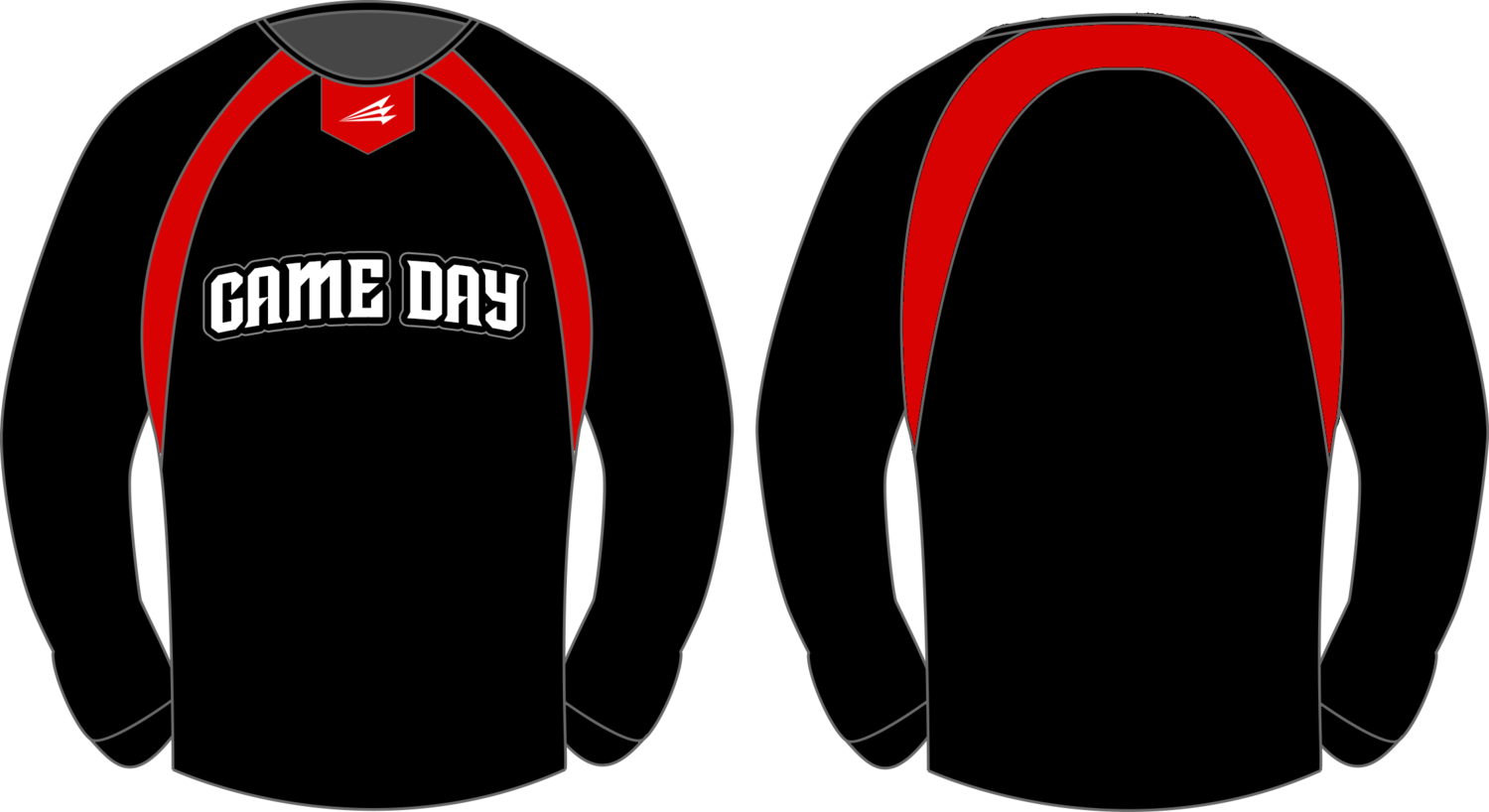 Game Day Baseball Custom Vulcan Pullover Design #VP1