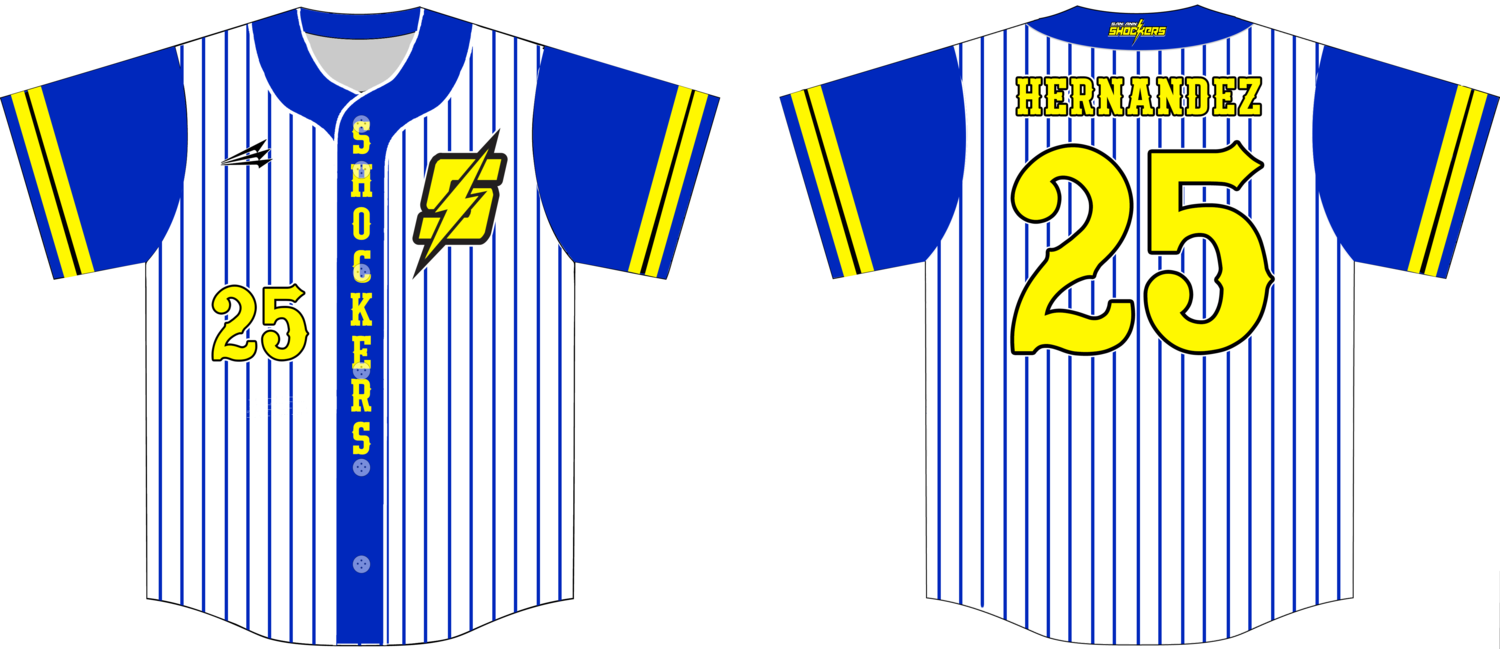 San Ann Shockers 10u Custom NanoDri Baseball Jersey #3C