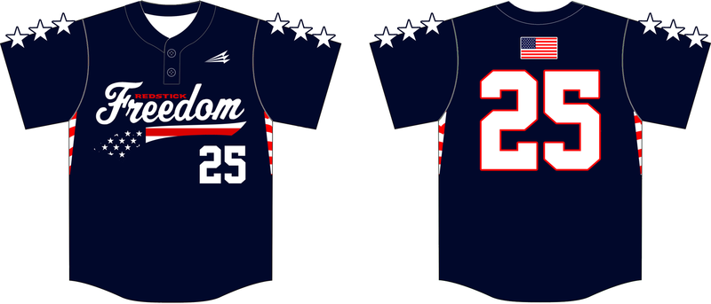 Red Stick Freedom Custom NanoDri Fastpitch Jersey #2B
