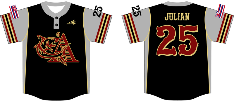 Hui Aumakua Custom NanoDri Baseball Jersey #3B