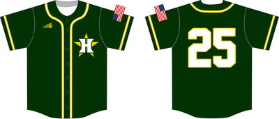 Humboldt State Jacks Custom HexaFlex Baseball Jersey #2