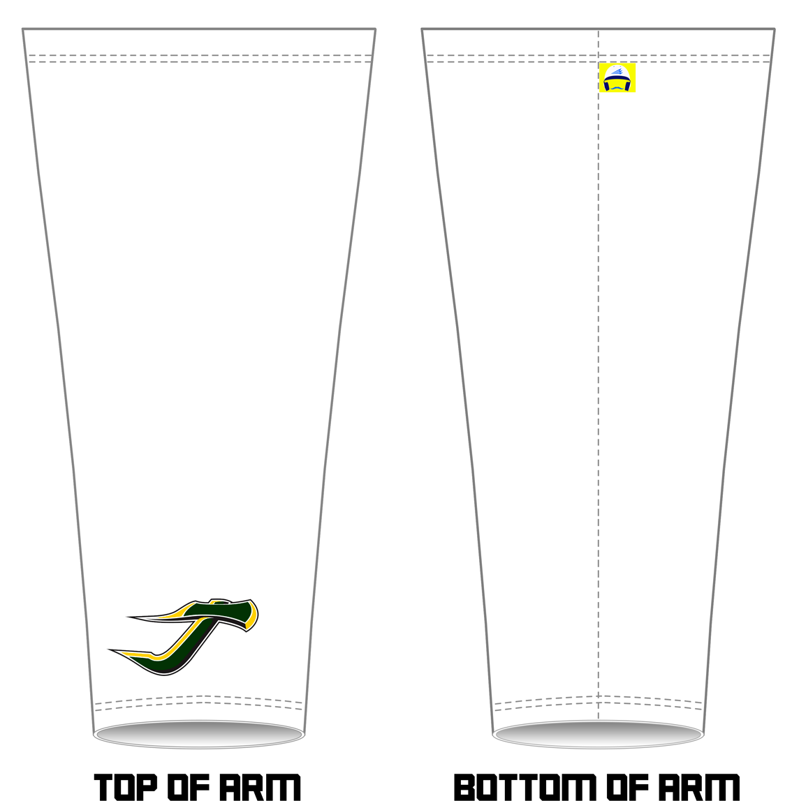 Humboldt State Jacks Custom Arm Sleeve #AS1