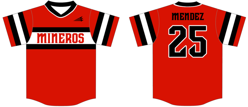 Mineros (Mendez) Custom Hexaflex Baseball Jersey #4