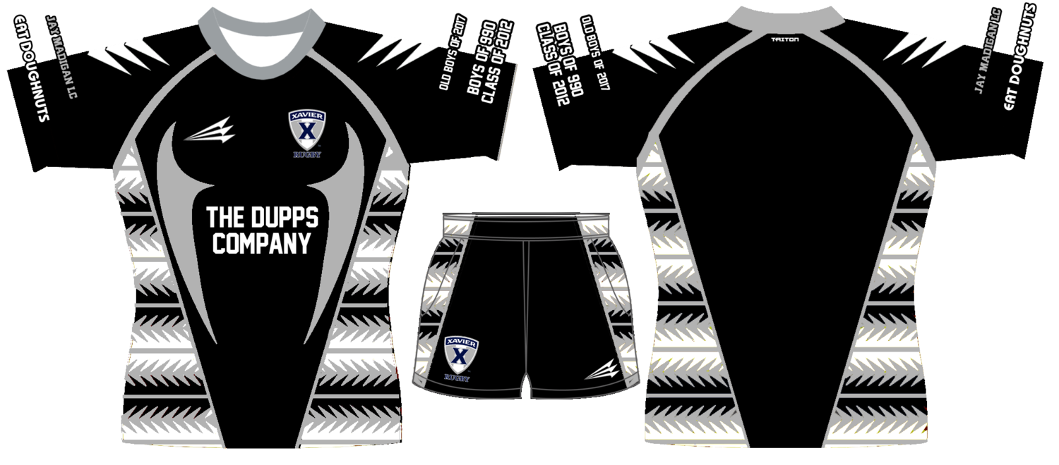 Xavier Men&#39;s Rugby Custom Pro-Premier Jersey #4e