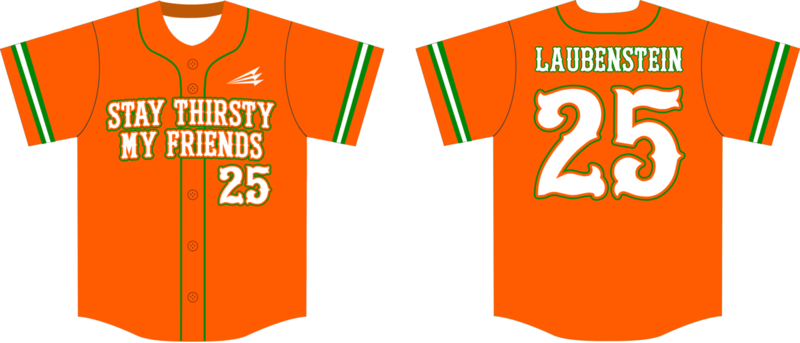 STAY THIRSTY MY FRIENDS Custom HexaFlex Baseball Jersey #2