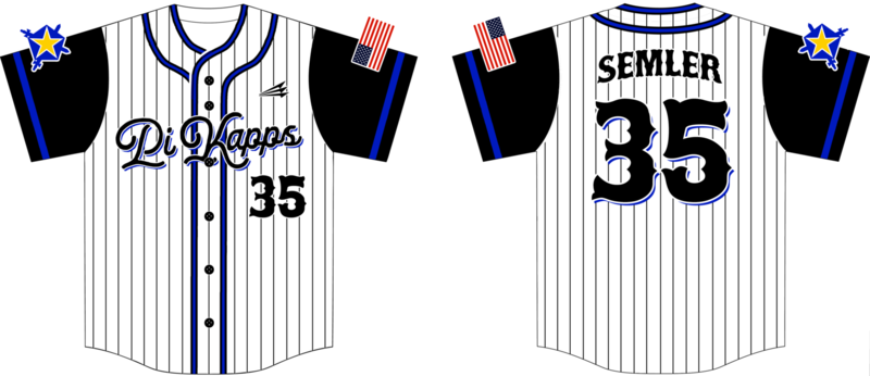 Pi Kapps (Semler) Custom Nanodri Baseball Jersey #5