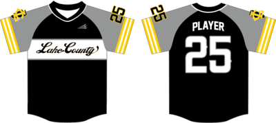 Lake County Lightning Custom HexaFlex Baseball Jersey #5B