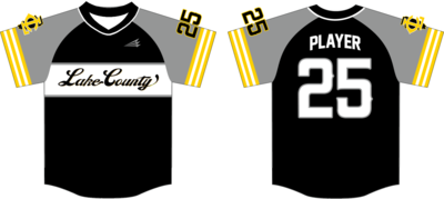 Lake County Lightning Custom NanoDri Baseball Jersey #5B