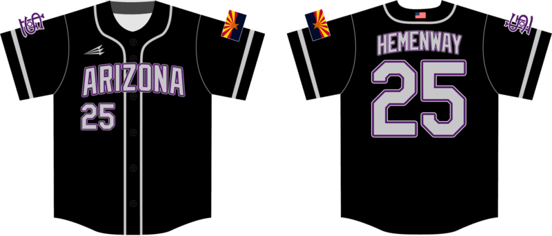 Arizona Sandlot Custom NanoDri Baseball Jersey #3