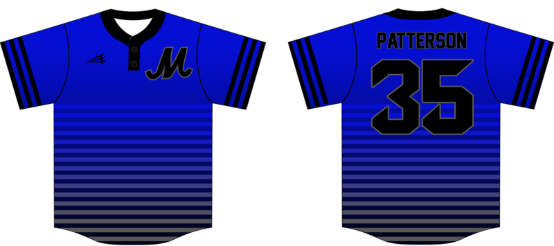 Danville Mustangs Custom Nanodri Baseball Jersey #5