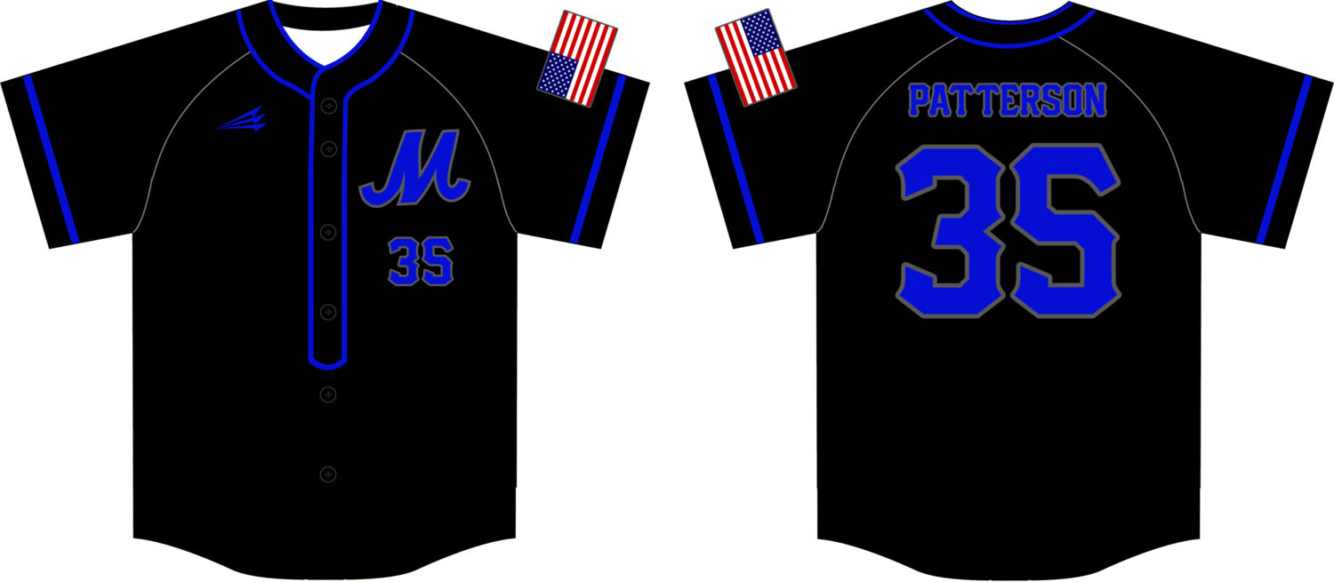 Danville Mustangs Custom Nanodri Baseball Jersey #6
