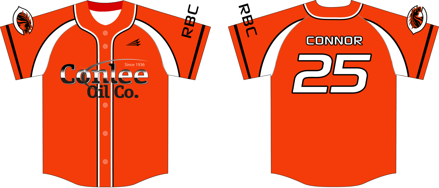 Conlee Oil Mustangs Custom Pro Premier Baseball Jersey #3B