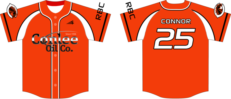 Conlee Oil Mustangs Custom Pro Premier Baseball Jersey #3B