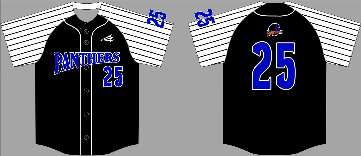 So Cal Panthers Custom HexaFlex Baseball Jersey #1D
