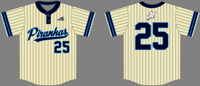 Piranhas Custom NanoDri Baseball Jersey #25
