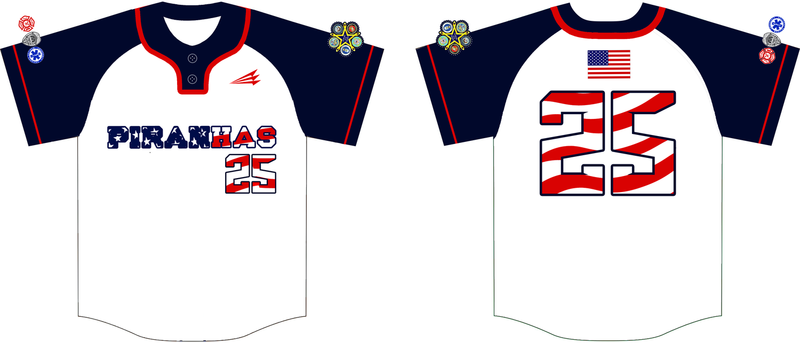Piranhas Custom NanoDri Baseball Jersey #27