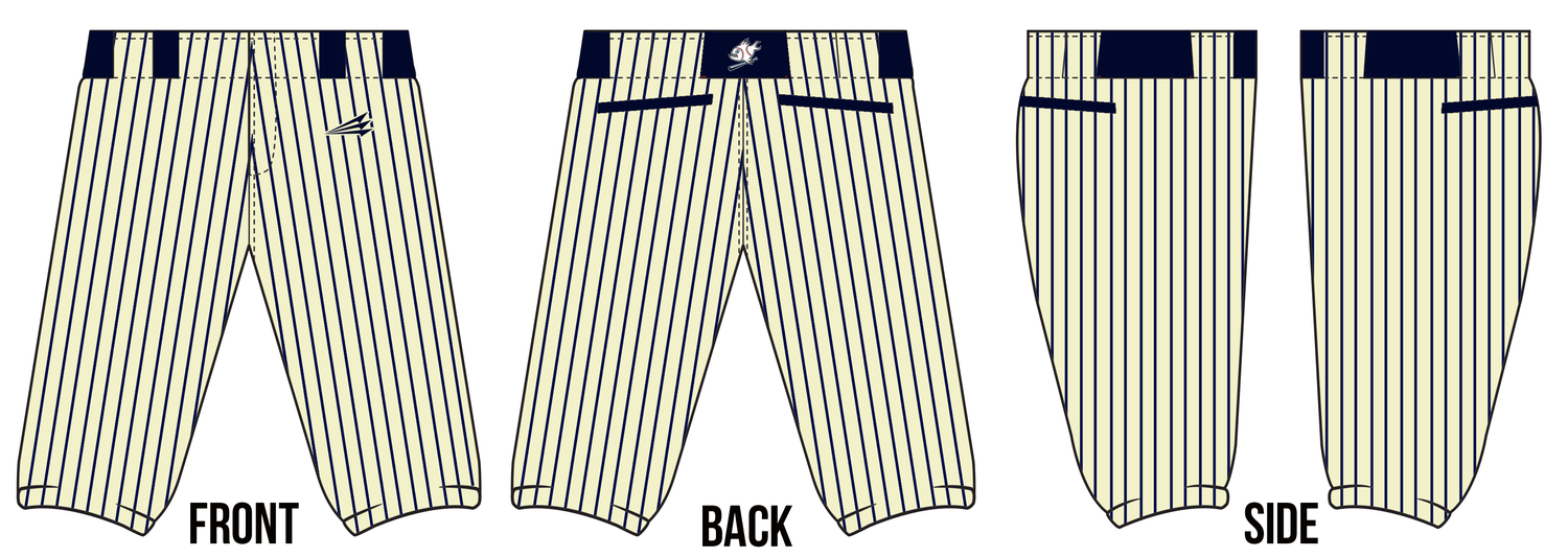 Piranhas Custom Stacheman Elite Knicker Pants #BP24