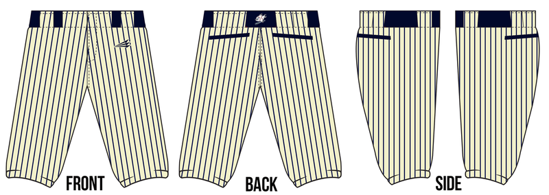 Piranhas Custom Stacheman Elite Knicker Pants #BP24