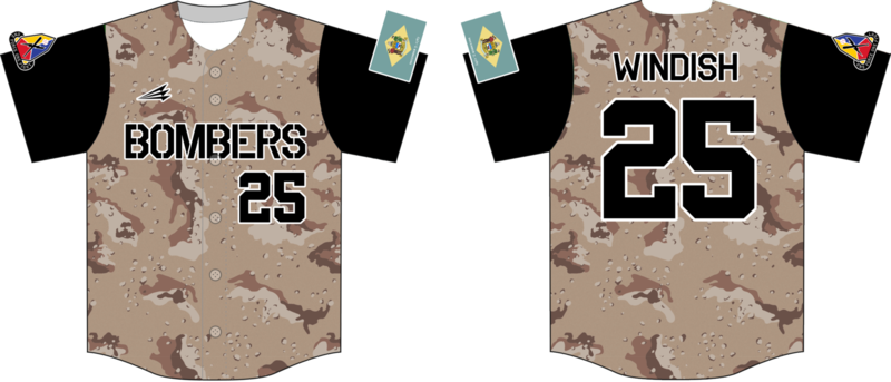 Bagel Bombers Custom Nanodri Baseball Jersey #3C
