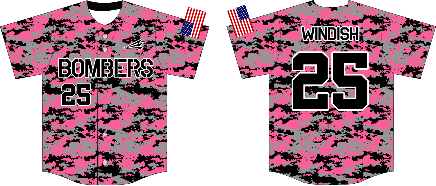 Bagel Bombers Custom Nanodri Baseball Jersey #1B