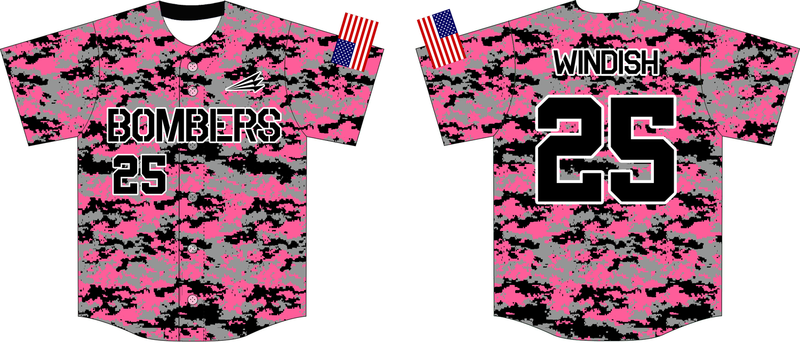 Bagel Bombers Custom Nanodri Baseball Jersey #1B