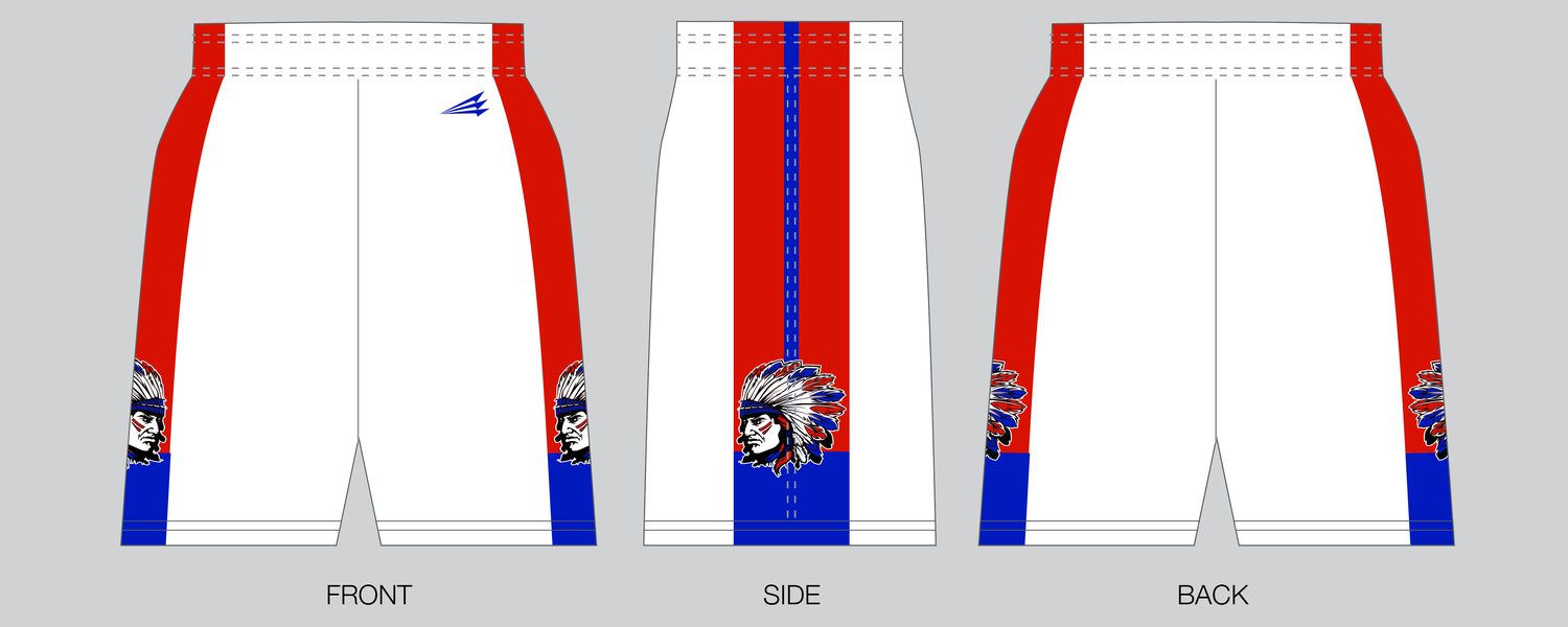 Tensas Lady Chiefs Custom Nanodri Basketball Shorts #4C