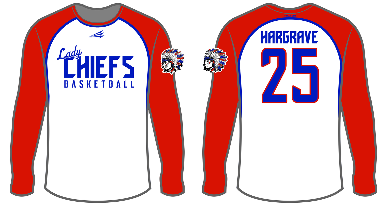 Tensas Lady Chiefs Basketball Custom Shooter Shirt #ST1B