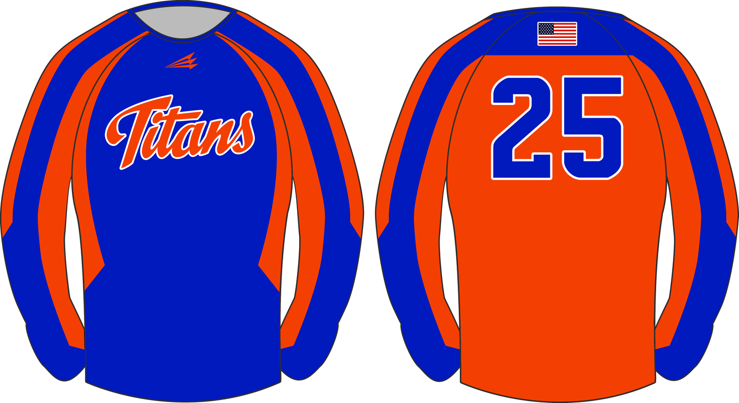 Southwest Arkansas Titans Baseball Custom Vulcan Pullover #VP3A