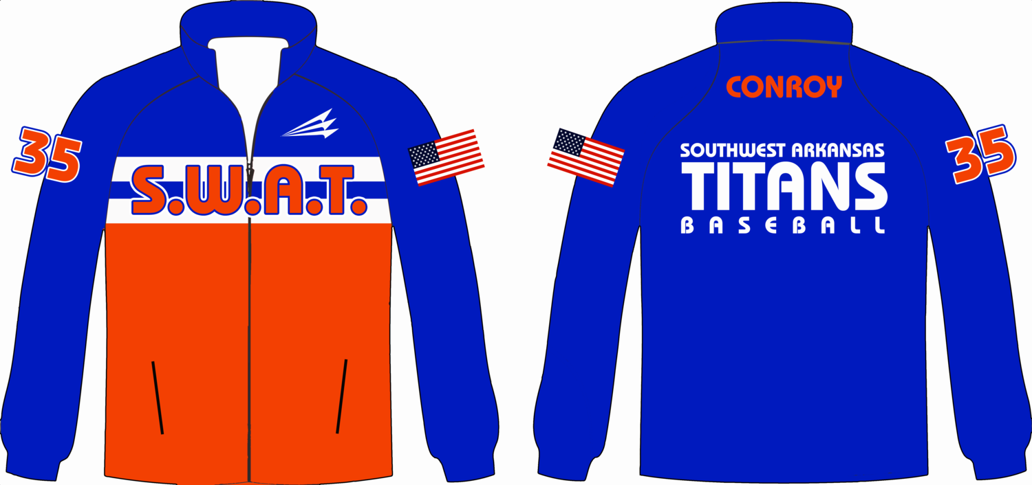Southwest Arkansas Titans Baseball Custom Crusader Jacket #CJ1B