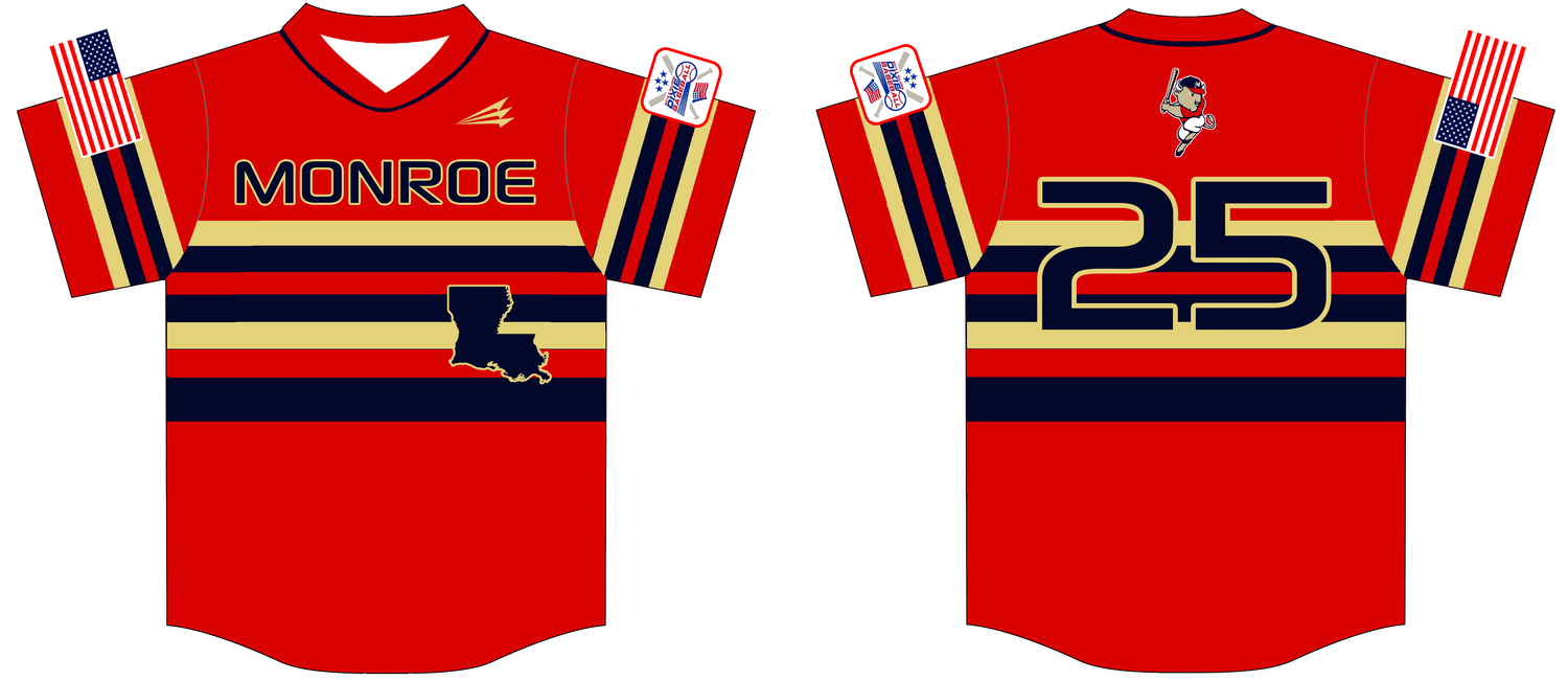 Monroe Custom HexaFlex Baseball Jersey #1D