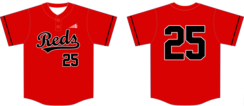 Chandler Reds Custom HexaFlex Baseball Jersey Design #7